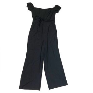 NWT Black off the shoulder jumper onesie